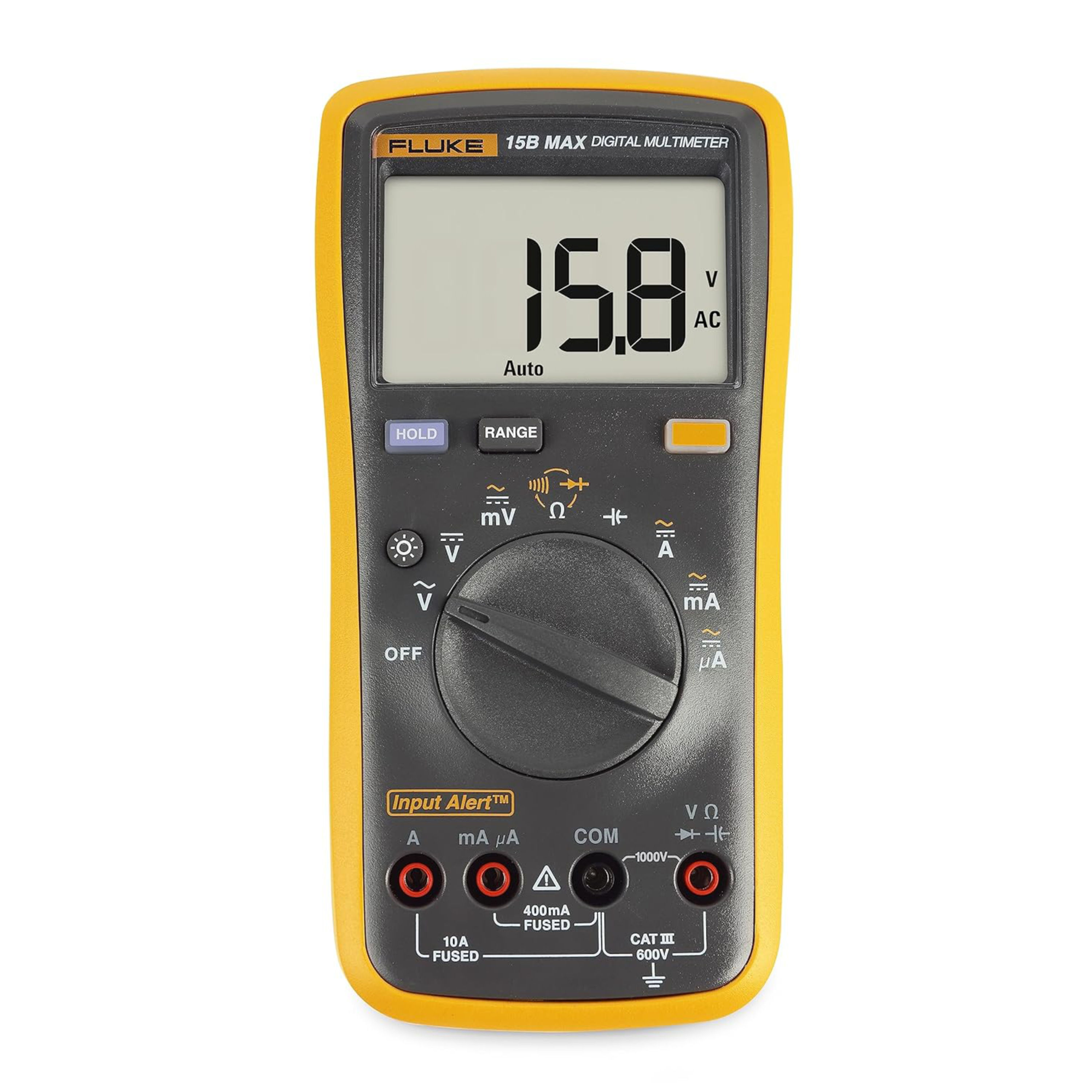 FLUKE 15B MAX-02 CAT III Digital Multimeter with TL31 Test Lead