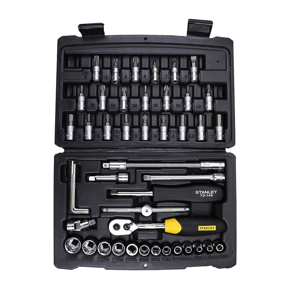 Thumbnail: STANLEY 46 Piece 1/4" Square Drive Socket & Bit Set-STMT72794-8