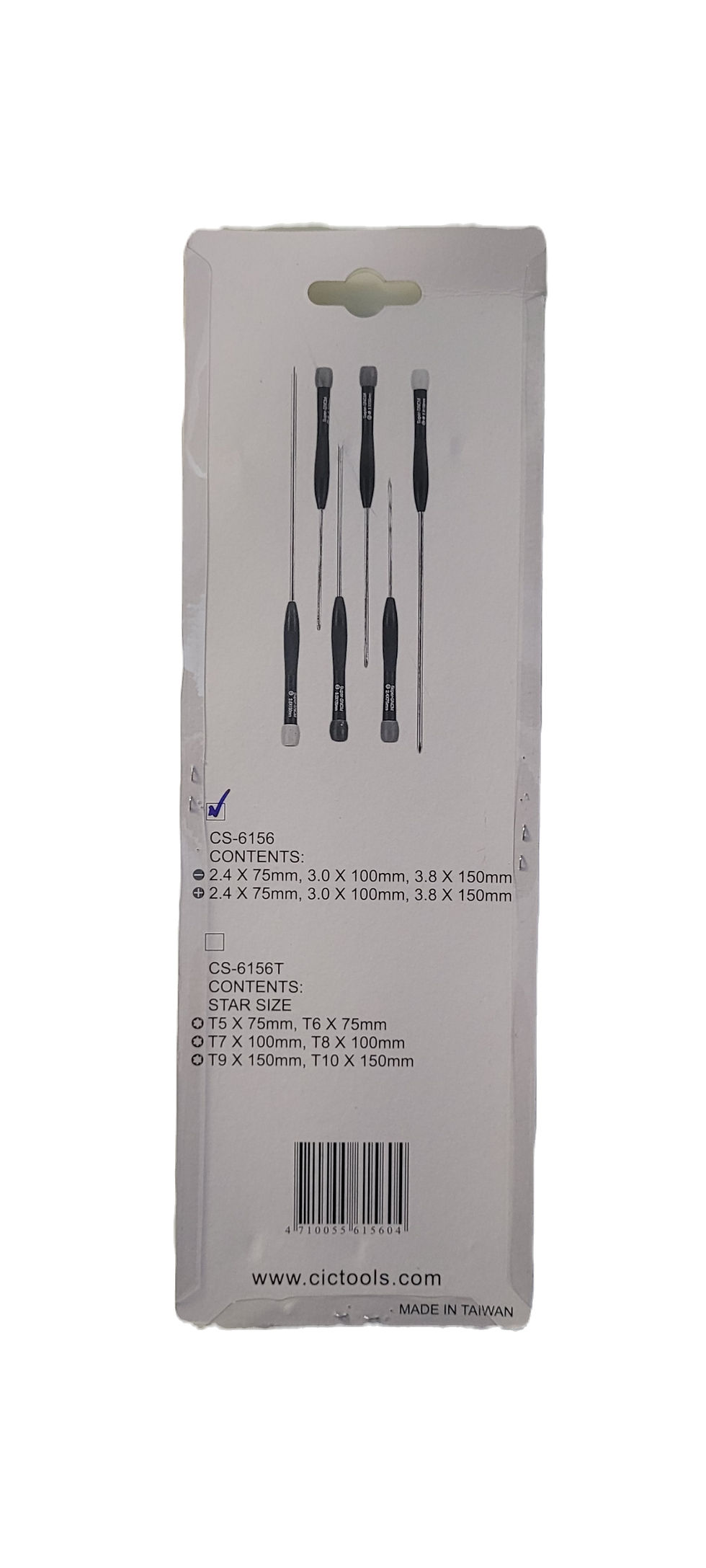 Thumbnail: CIC TOOLS 6 Piece Precision Screwdriver Set(CS-6156)