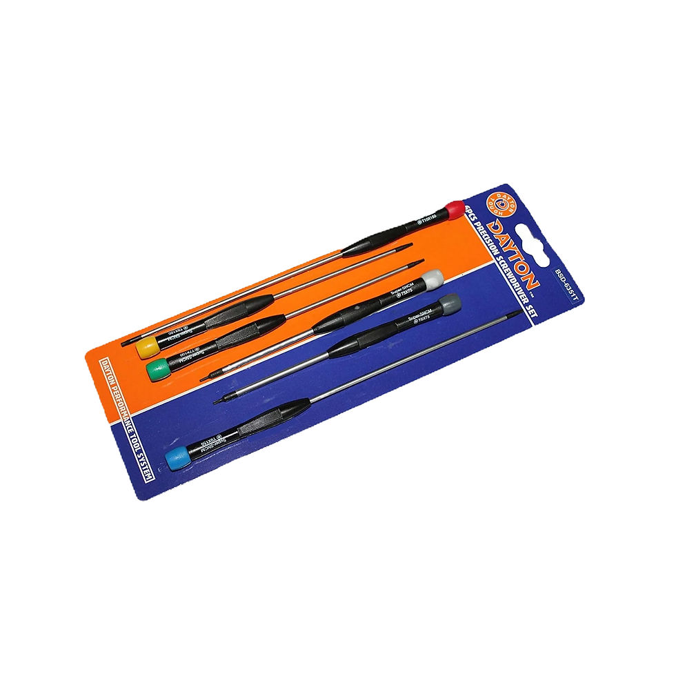 DAYTON 6 Piece Precision Screwdriver Set(BSD-6351T)