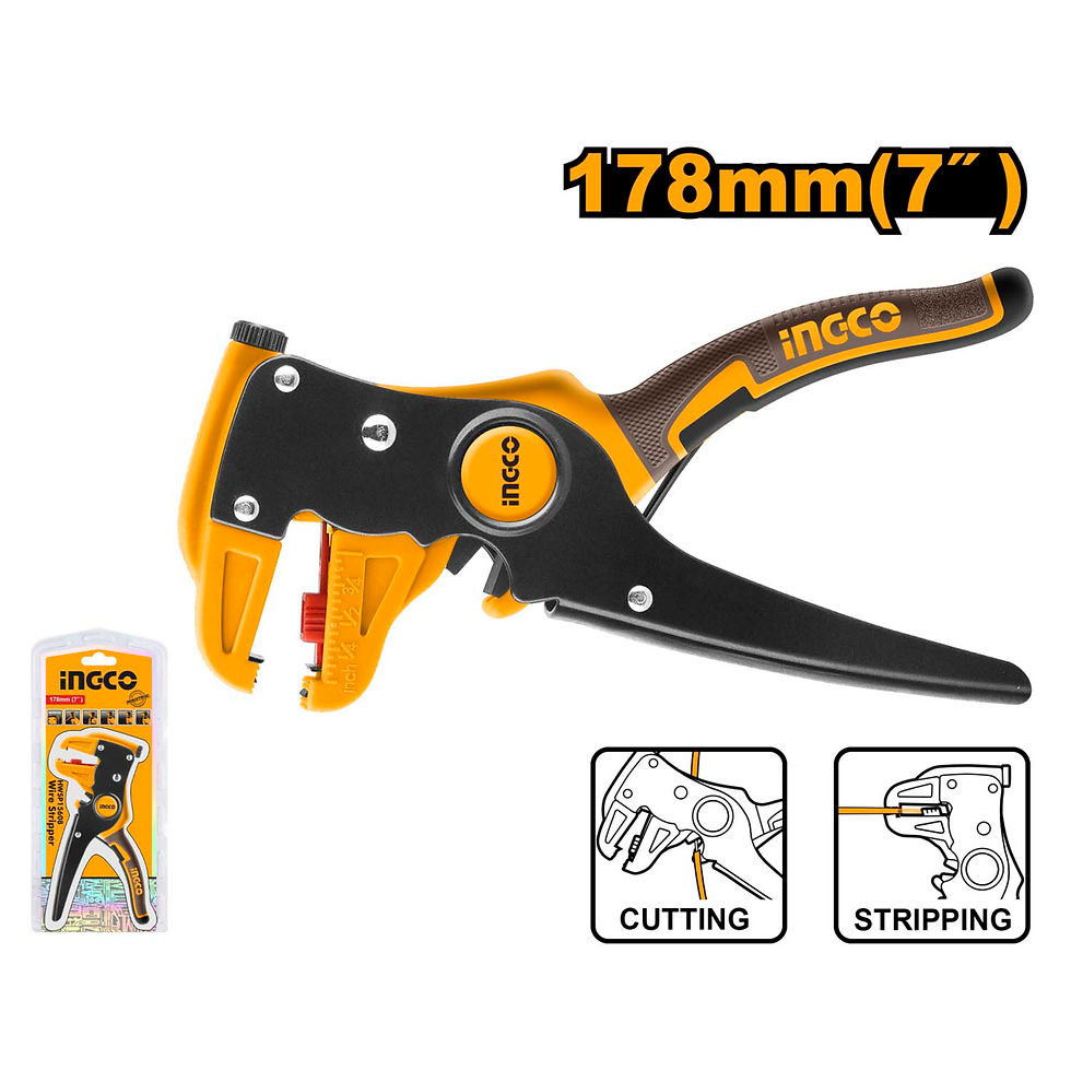 Thumbnail: INGCO Wire Stripper & Cutter (0.5mm-6mm) | HWSP15608