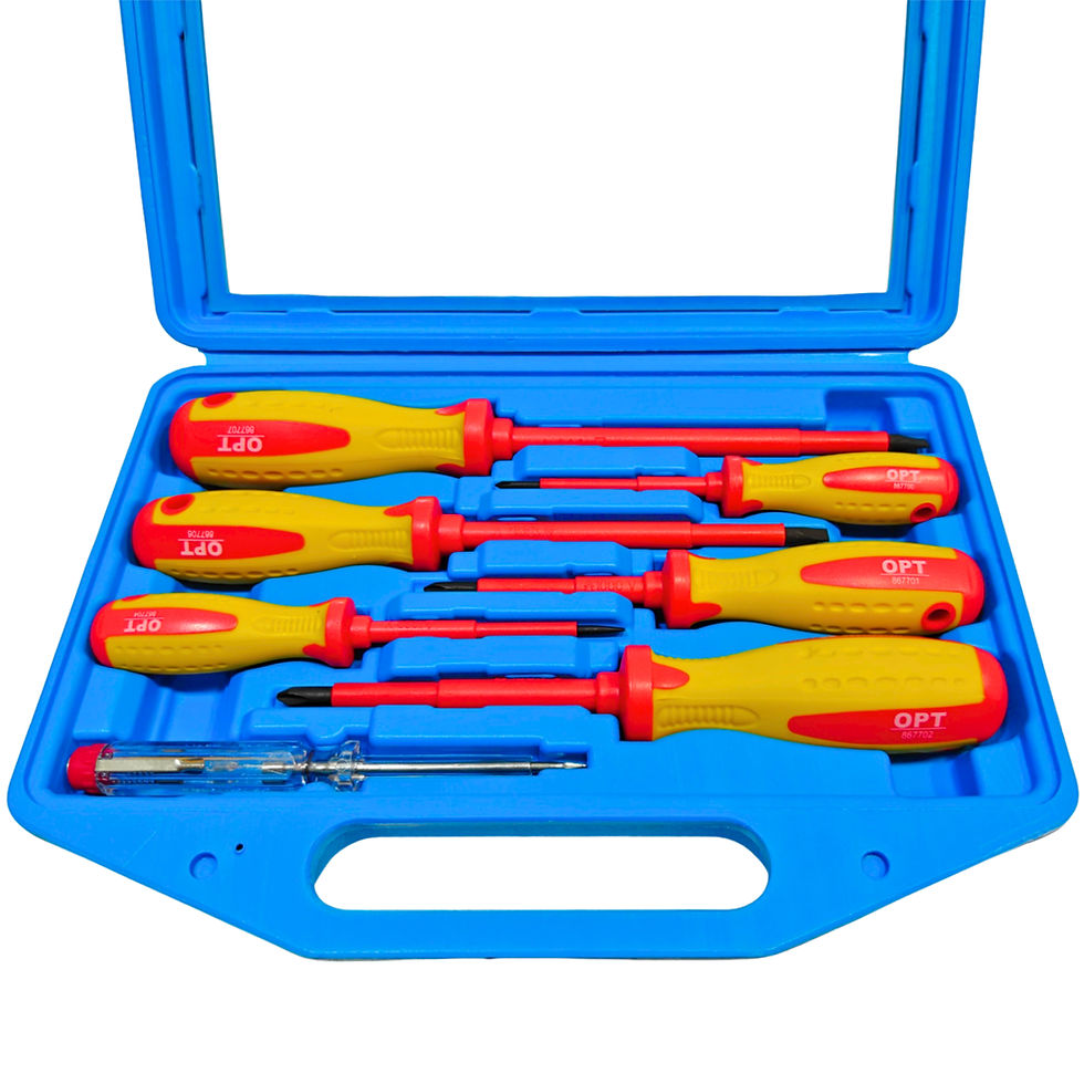 Thumbnail: OPT TOOLS VDE  Insulated Hand Tool Set(7 Pieces)