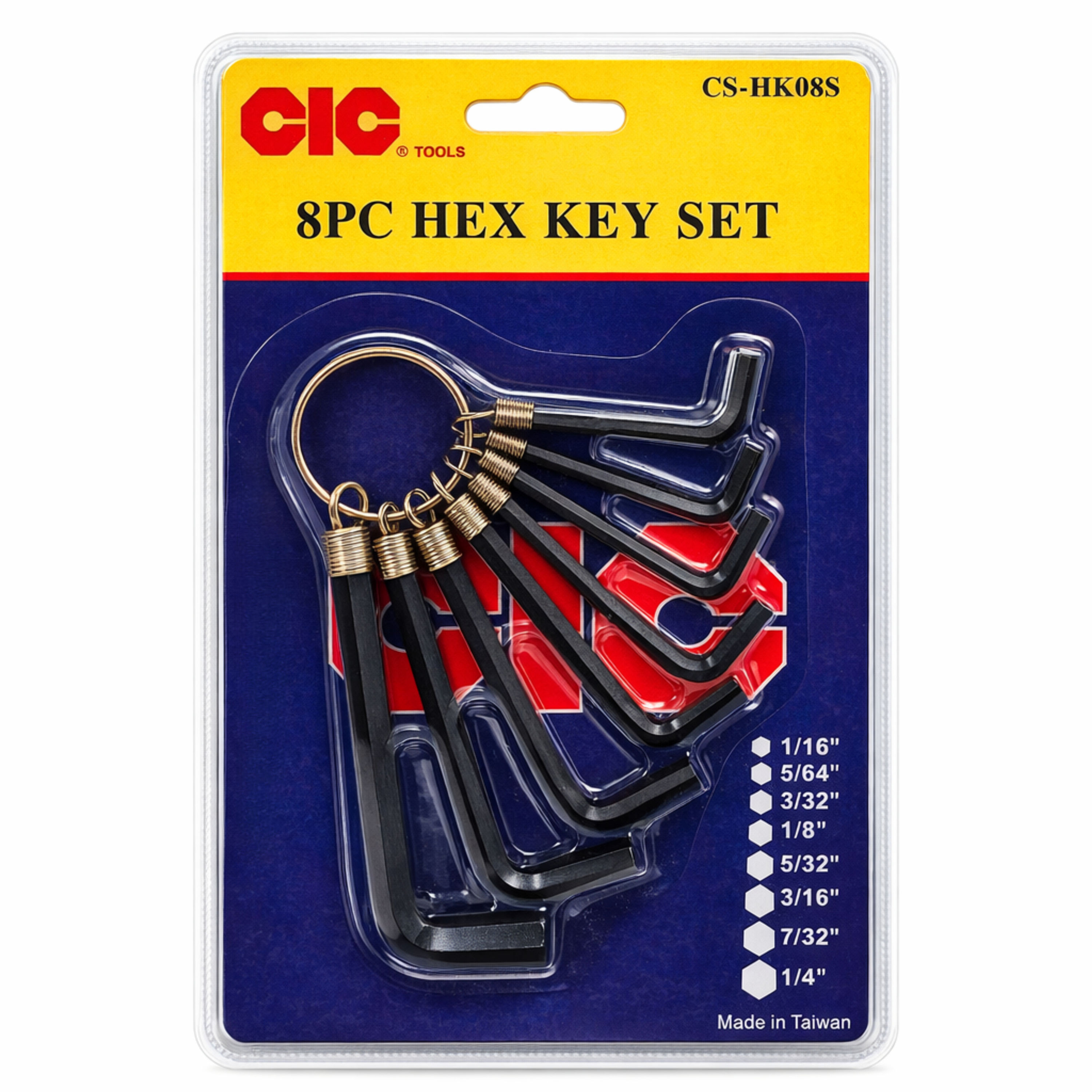 CIC TOOLS 8 Piece Allen/Hex Key Set | CS-HK08S