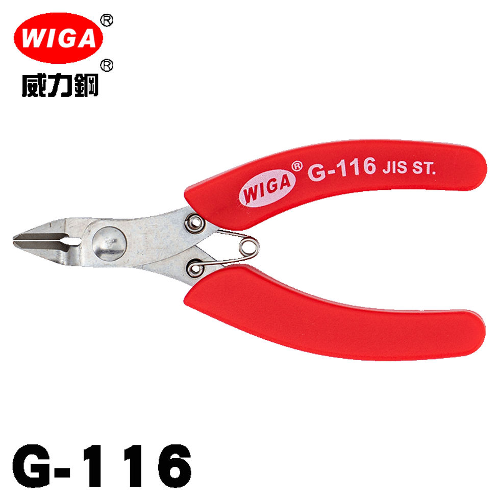 Thumbnail: WIGA 4.5" Stainless Steel Diagonal Cutter-G-116