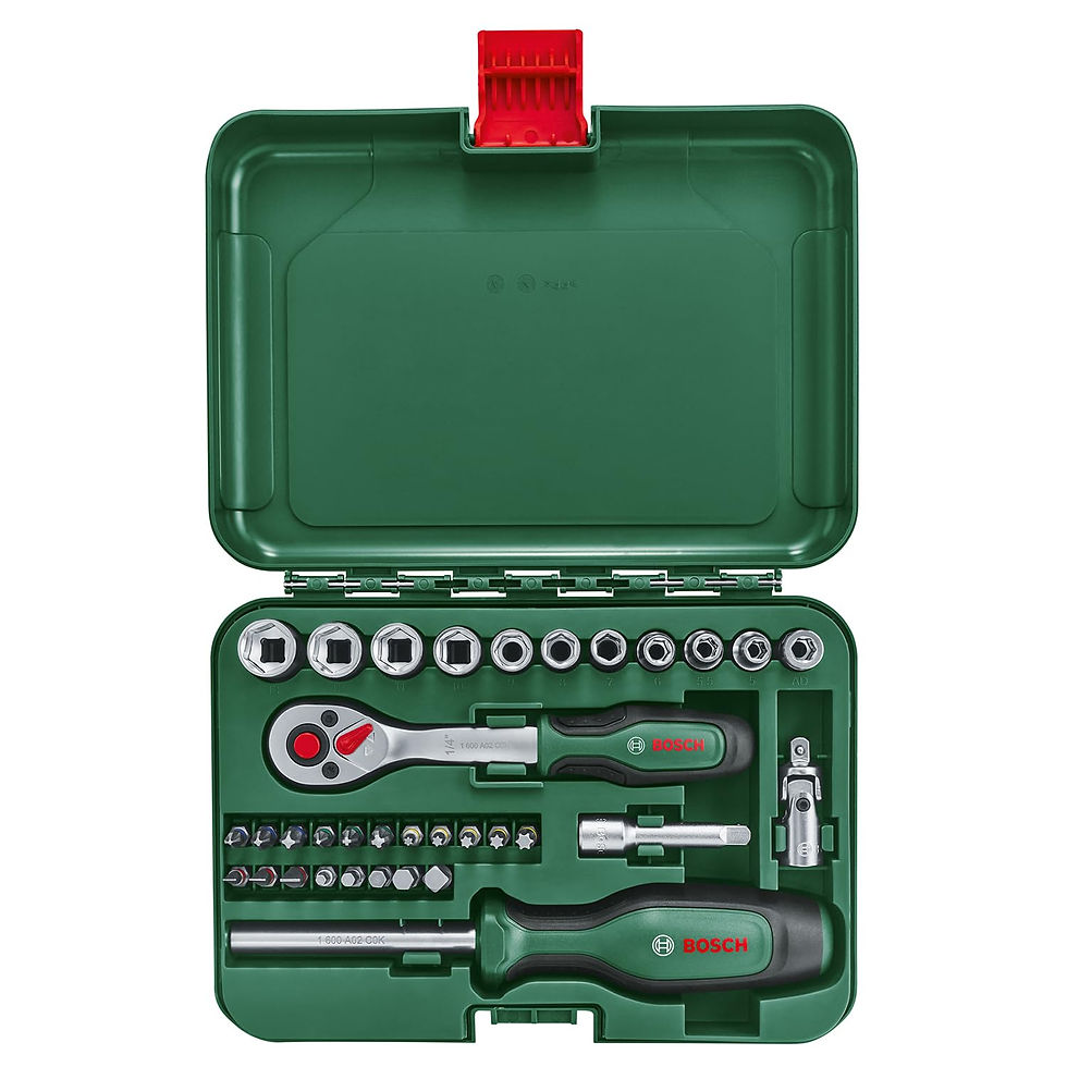 Thumbnail: BOSCH 1/4" Drive Socket Set-34 Pieces