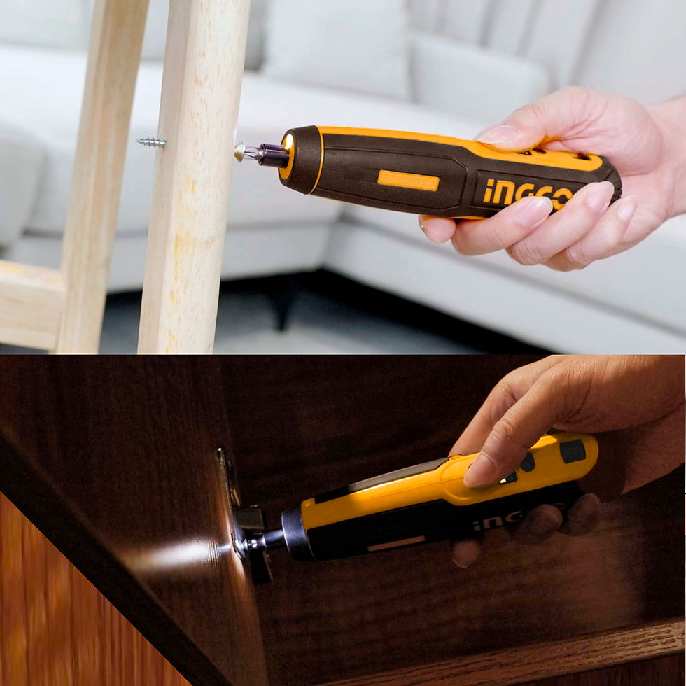 Thumbnail: INGCO 4V Lithium-Ion Cordless Screwdriver Kit - CSDLI04062