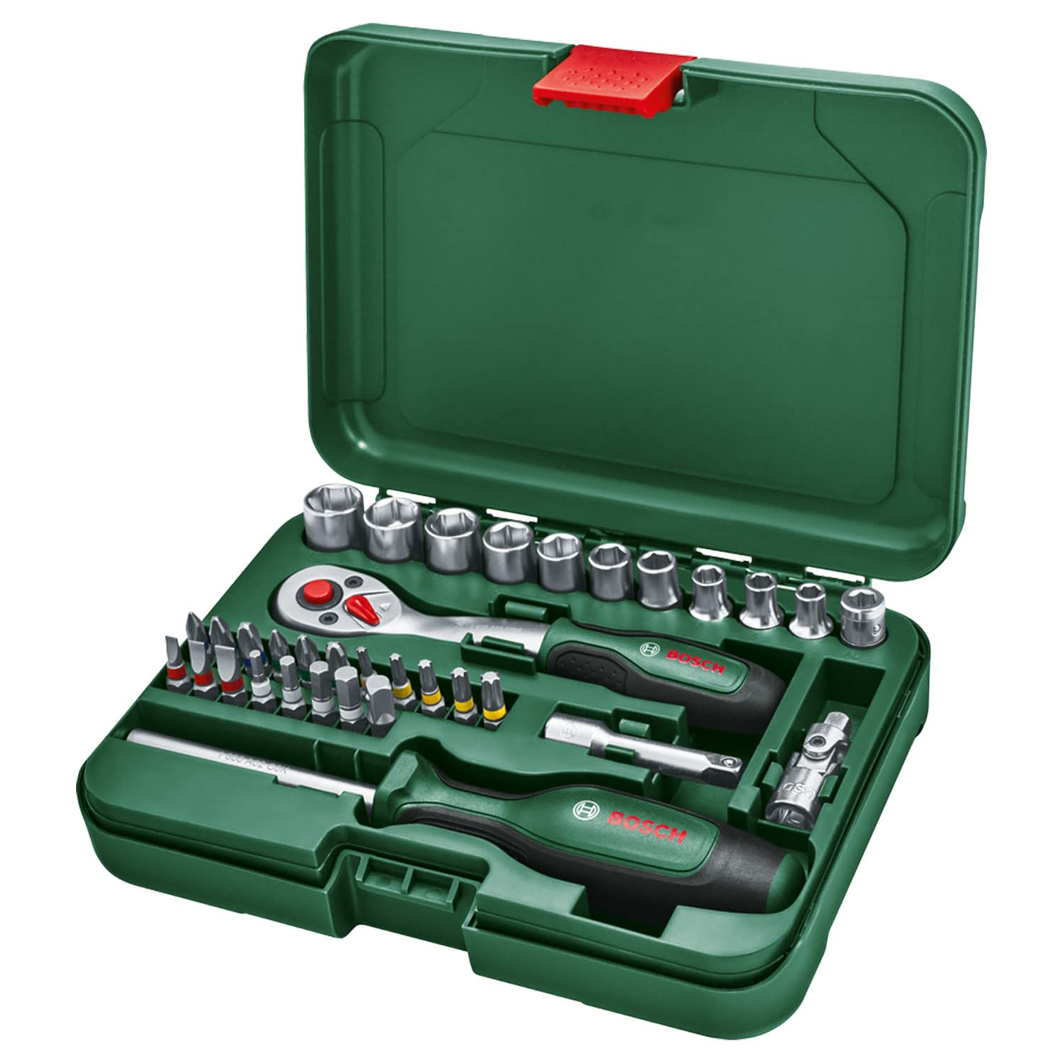 BOSCH 1/4" Drive Socket Set-34 Pieces