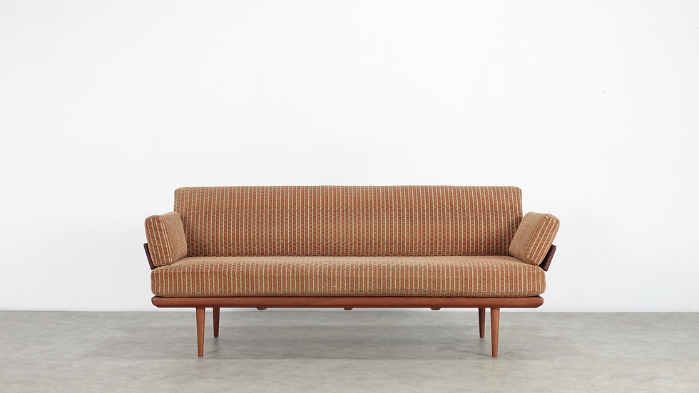 Miniaturbild: Teak Minerva Sofa by Peter Hvidt & Orla Mølgaard-Nielsen for France & Søn, 1965