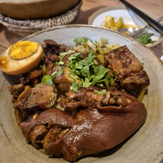 Braised Pork & Pork Trotter Combo Rice