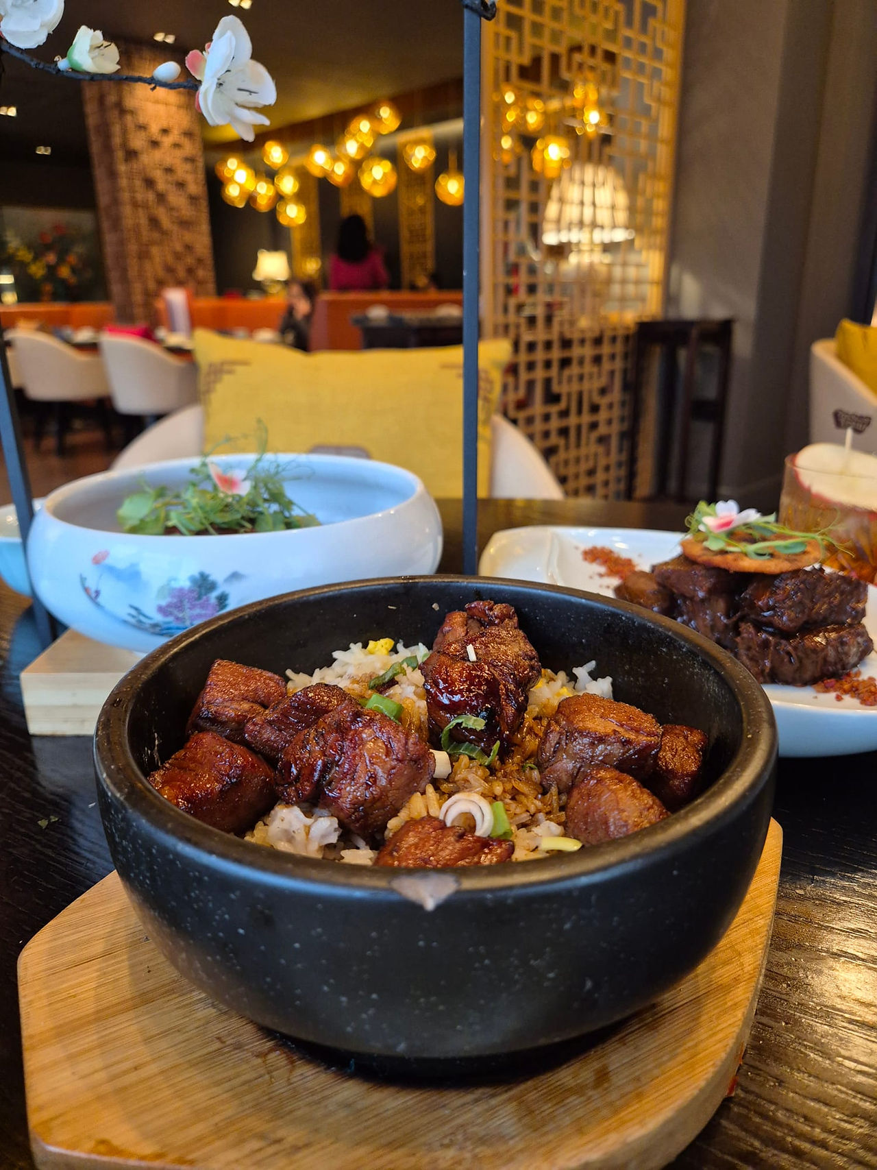Bowl of Chinese food