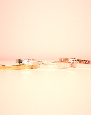 Jonc "Le bonheur c'est d'aimer à l'infini des..."