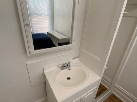 Furnished bedroom at 1080 Folsom Residences in SOMA San Francisco