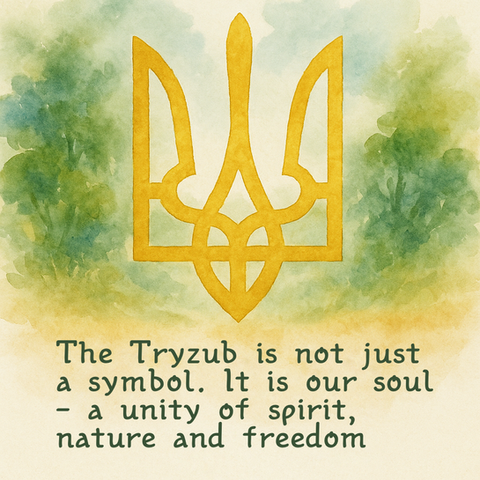🌿 Trinity, Tryzub, and the Soul of a Ukrainian
