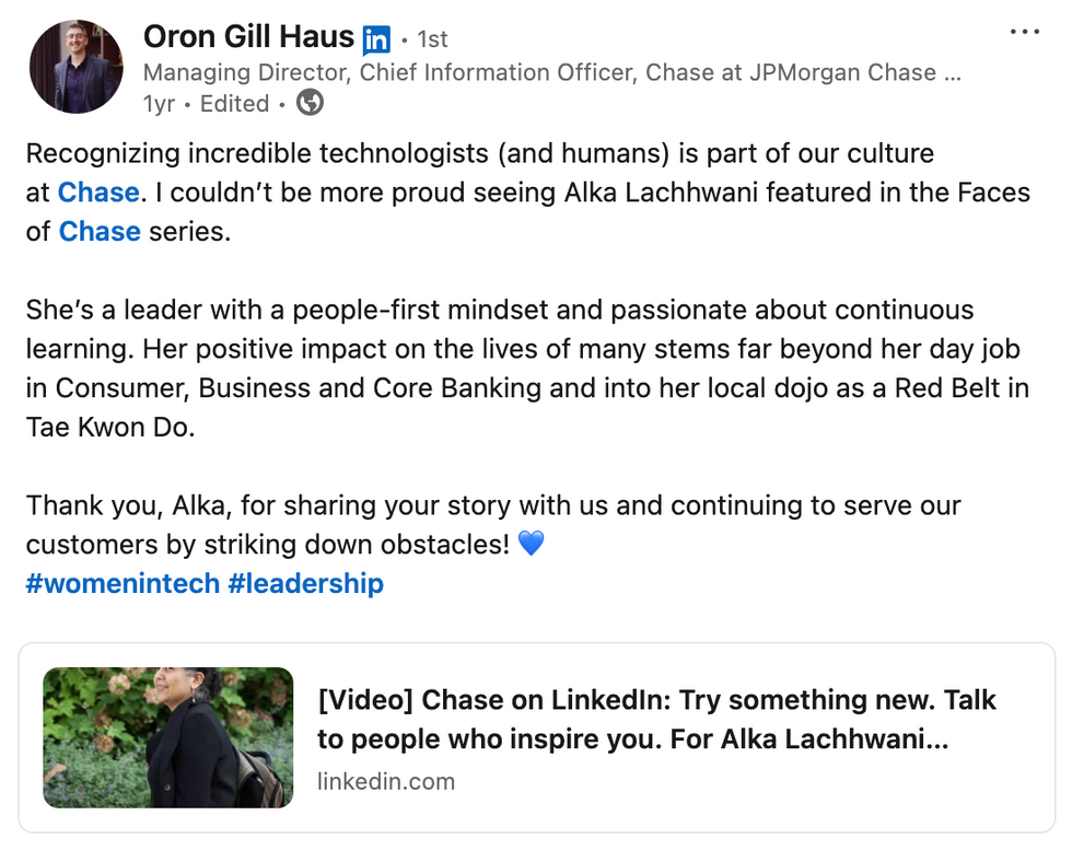 team member shout out 