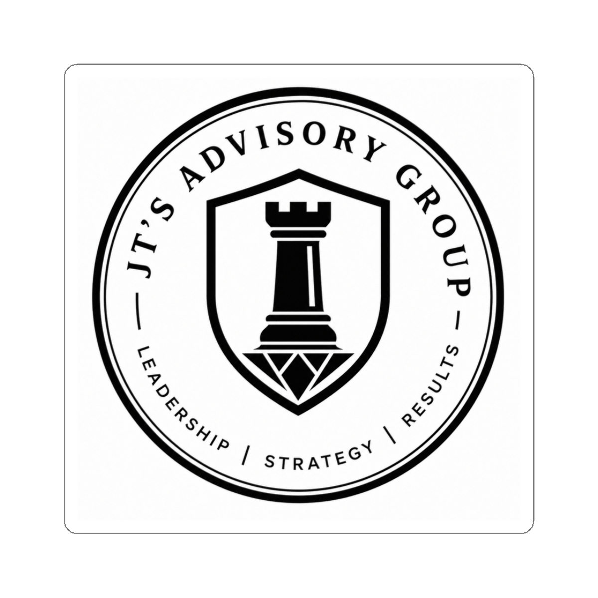 Kiss-Cut Sticker — JTs Advisory Group Logo