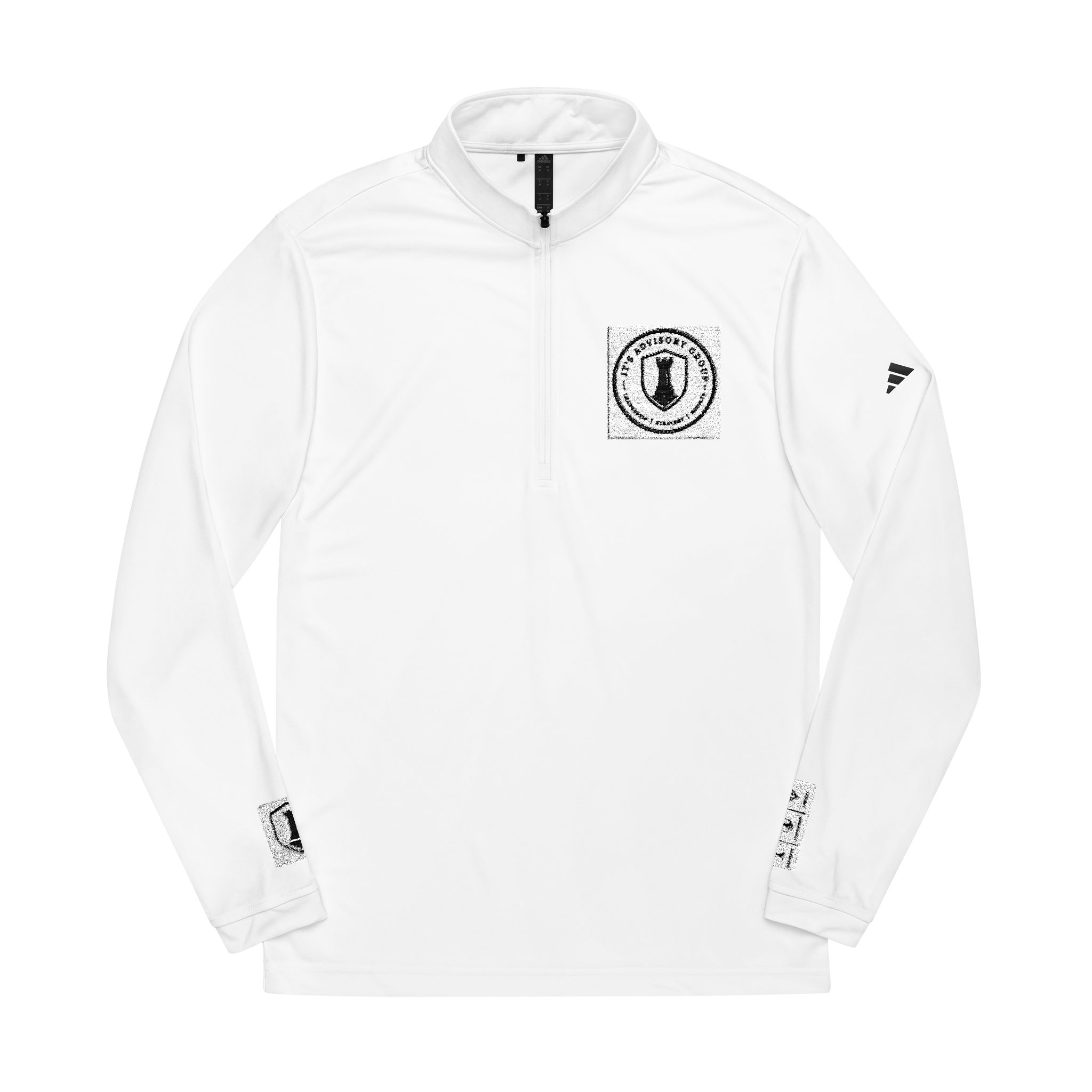 Embroidered Quarter-Zip Pullover