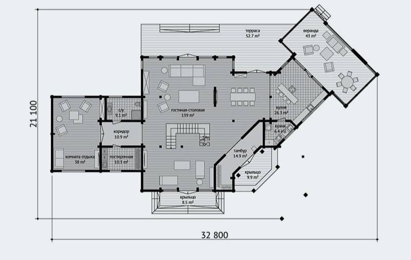 Прев'ю: Будинок "Батрос" 616 м²