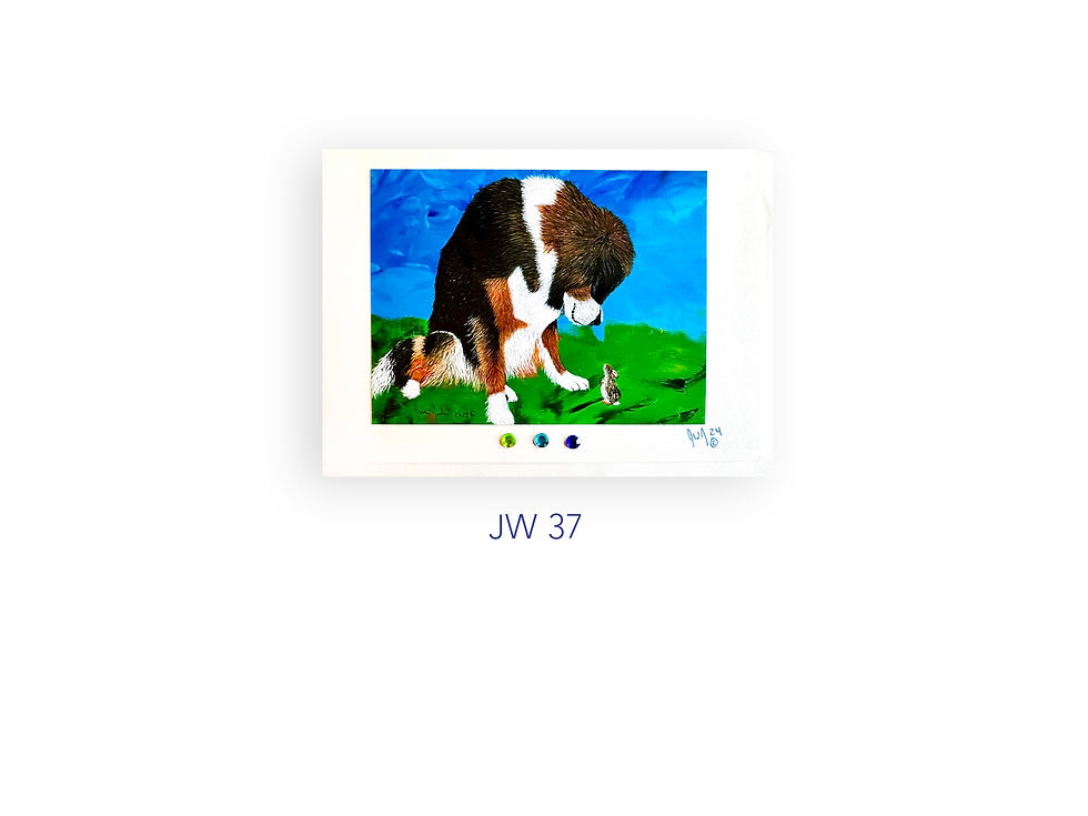 Thumbnail: Art Greeting Cards-Ebby the Magnificent and Friends--11 Styles to Choose From