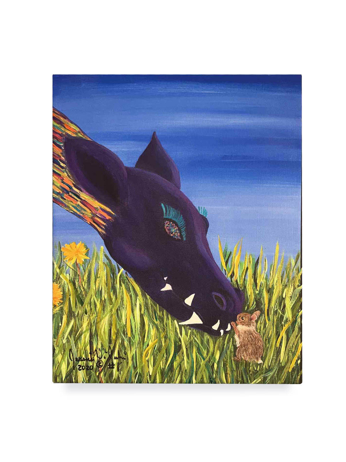 Canvas Print "Ebby and Sofia"