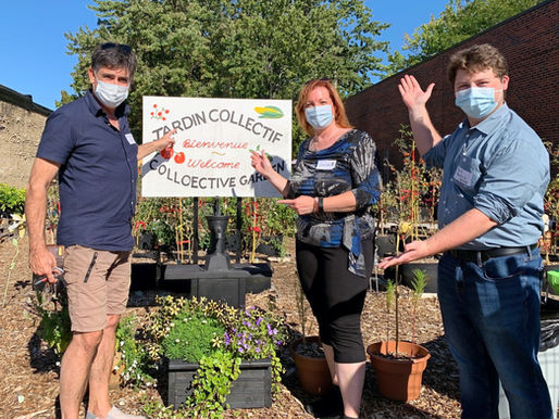 L'ouverture de Jardin de l'Espoir