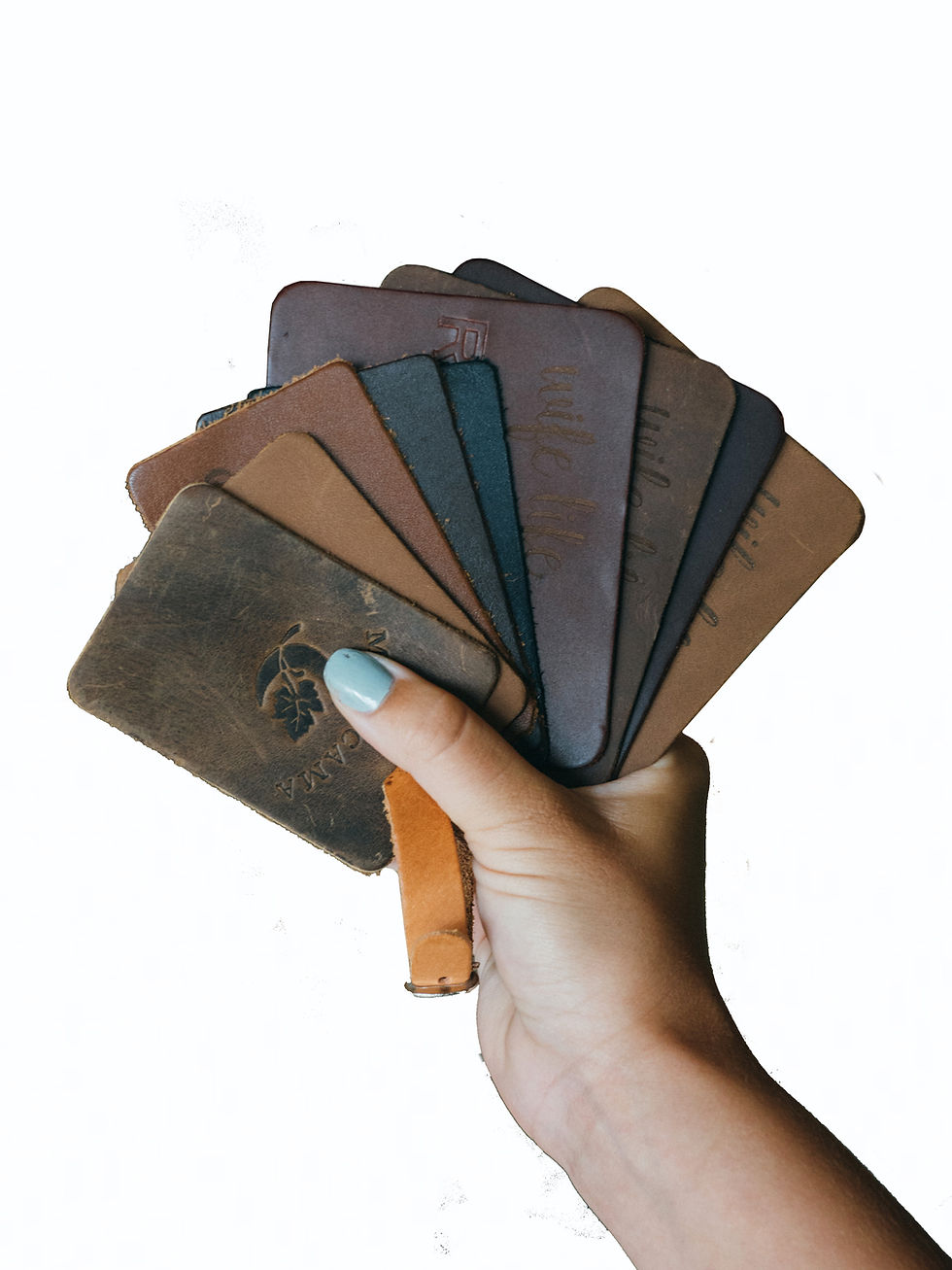 Thumbnail: Wrap Closure, Black Calf leather, 5 bottle case