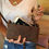 Thumbnail: Ladies Crossbody, Hair and Hide leather, 5 bottle case