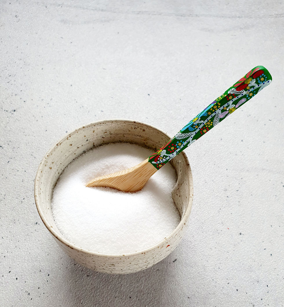 תמונה ממוזערת: כפיות במבוק מאויירות - סט של 4 כפיות