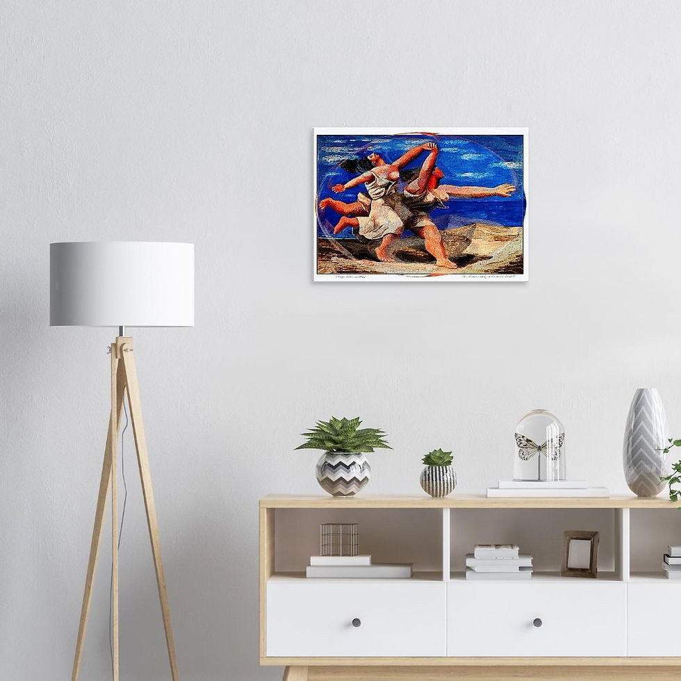 Thumbnail: Two Women running on the Beach aka-NFT