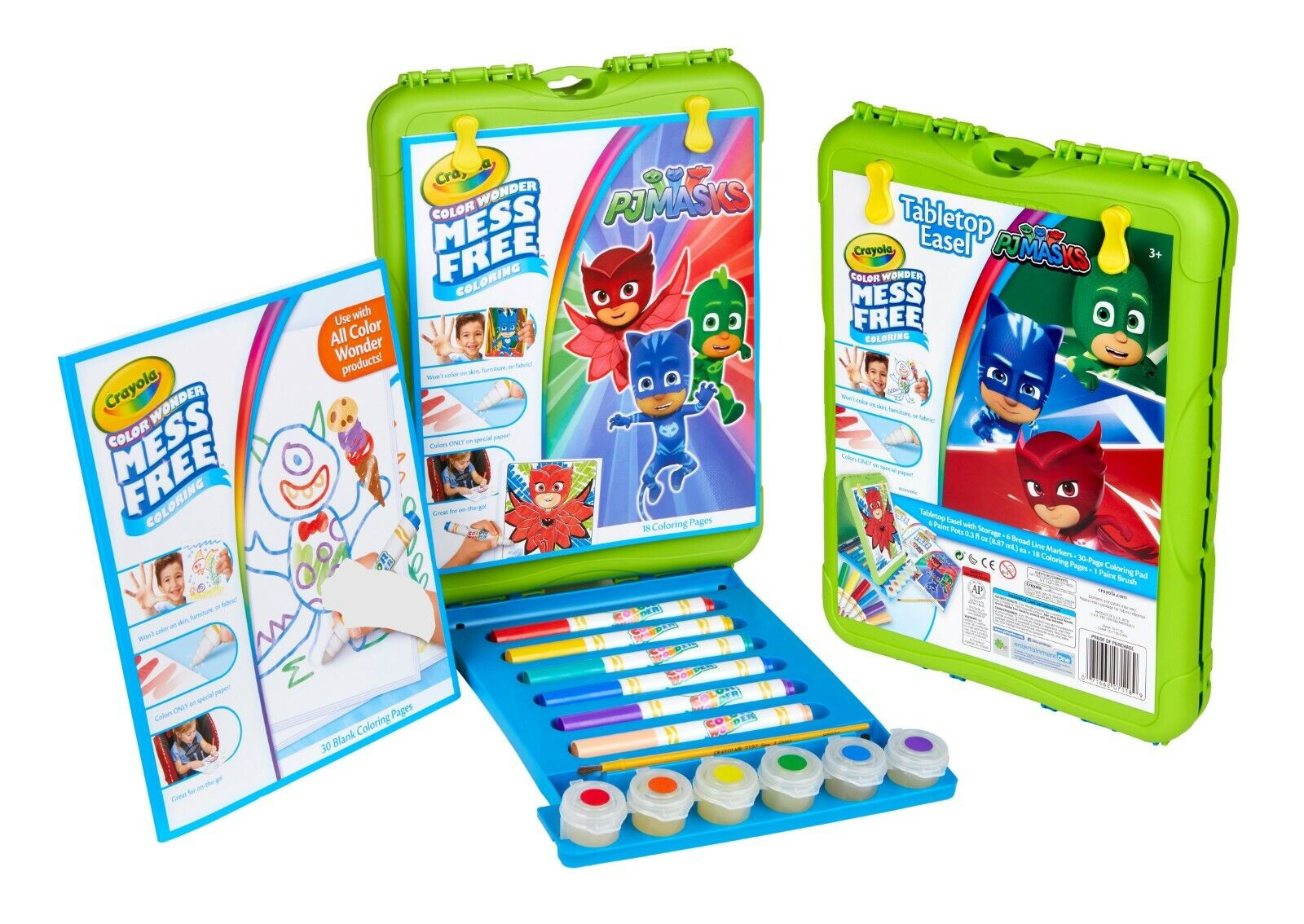 Product: Crayola Colour Wonder Tabletop Easel Kit PJ Mask
