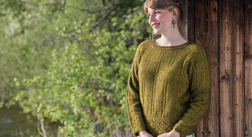 Thumbnail: E 108 TUMI - Sweater with wave pattern