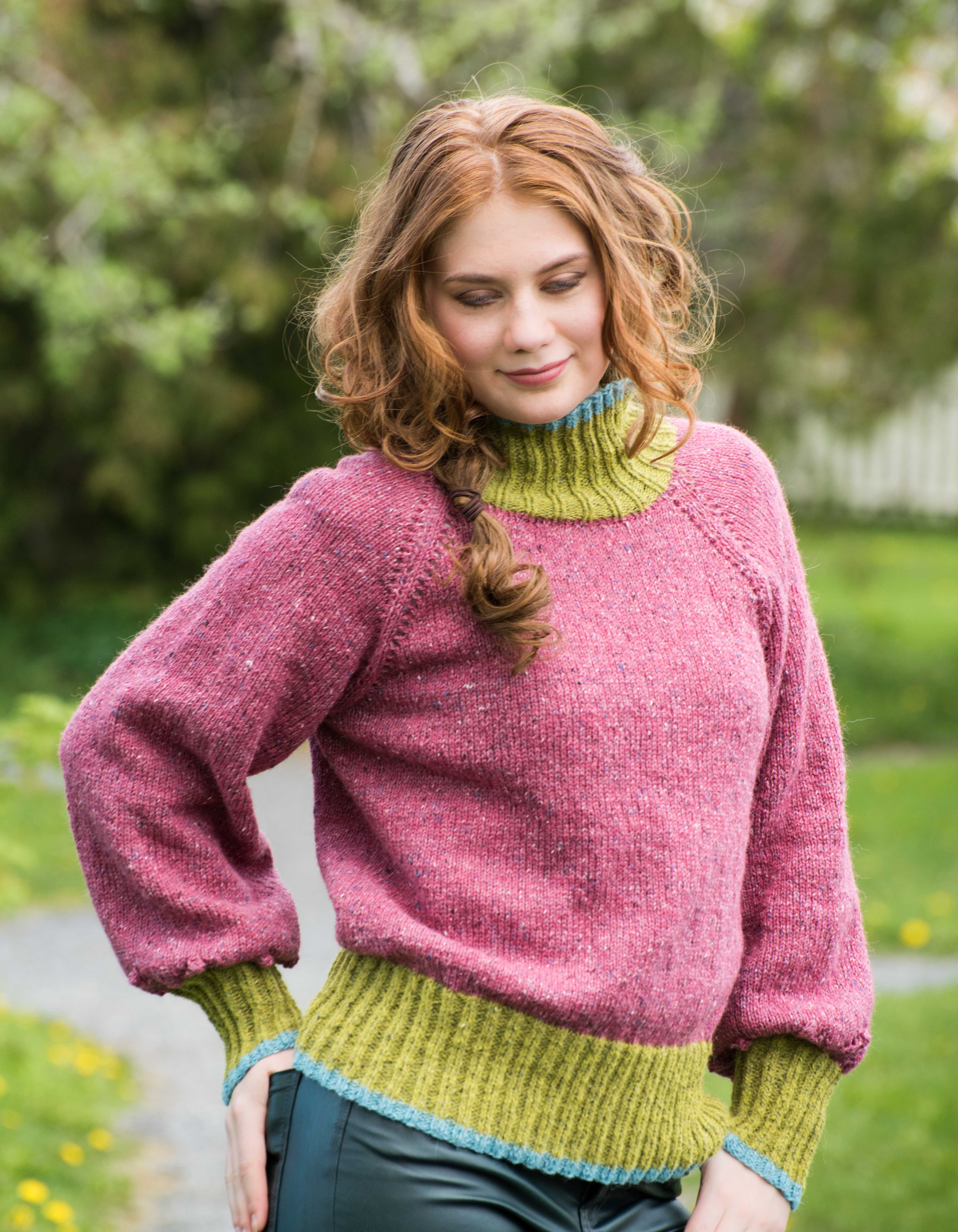 136 JASILMIR– Sweather with raglan puffed sleeves