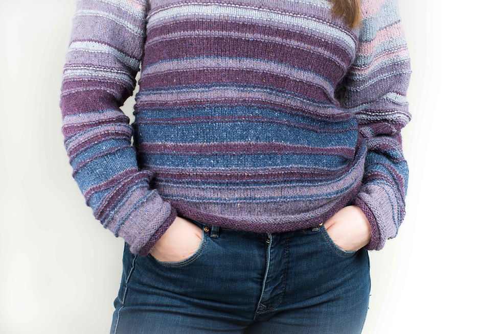 Miniatyrbilde: TR 110 Trend PÅ TVERS -Genser med striper