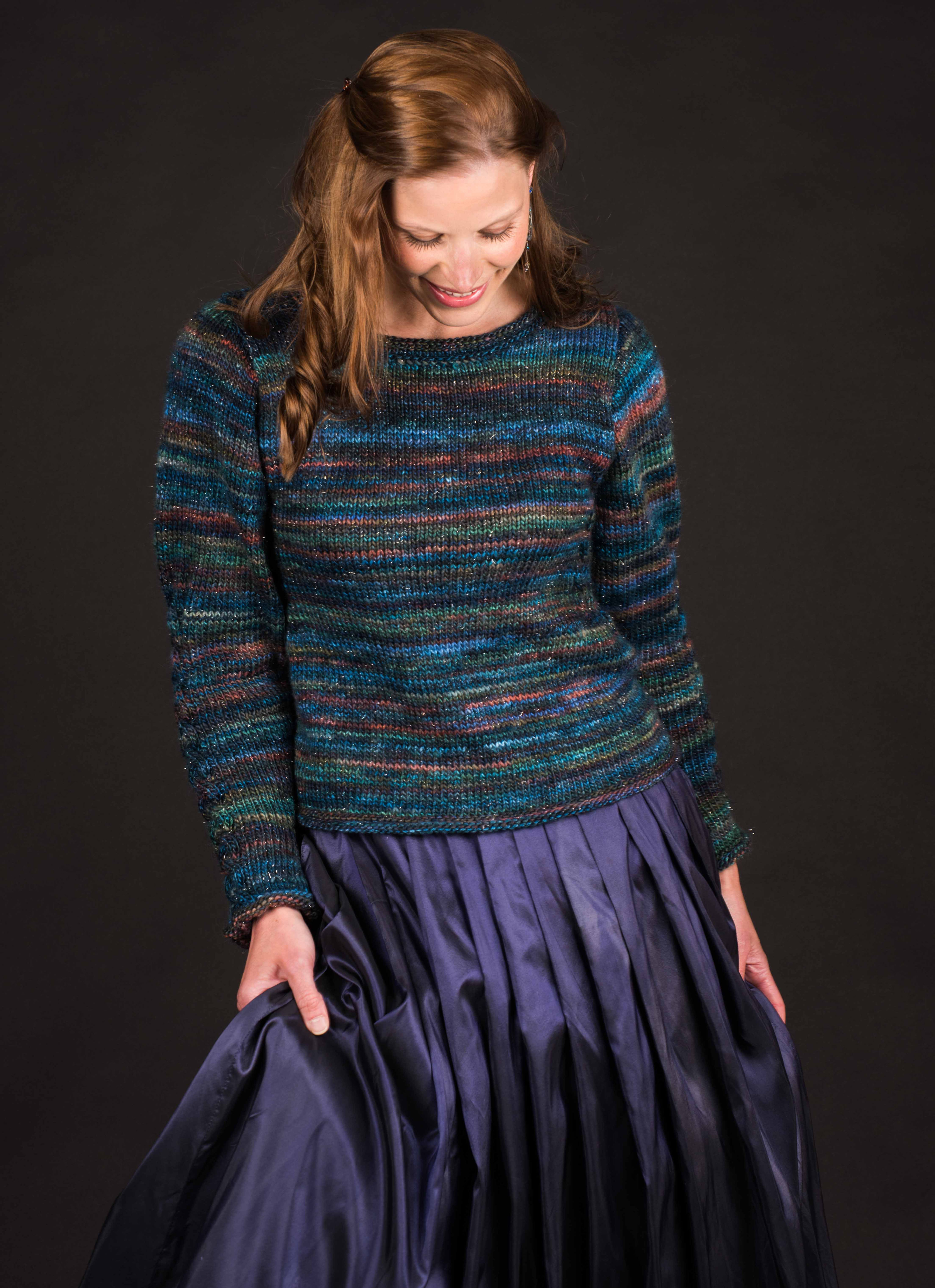 ALHAMBRA - stately sweater with braids on the sides