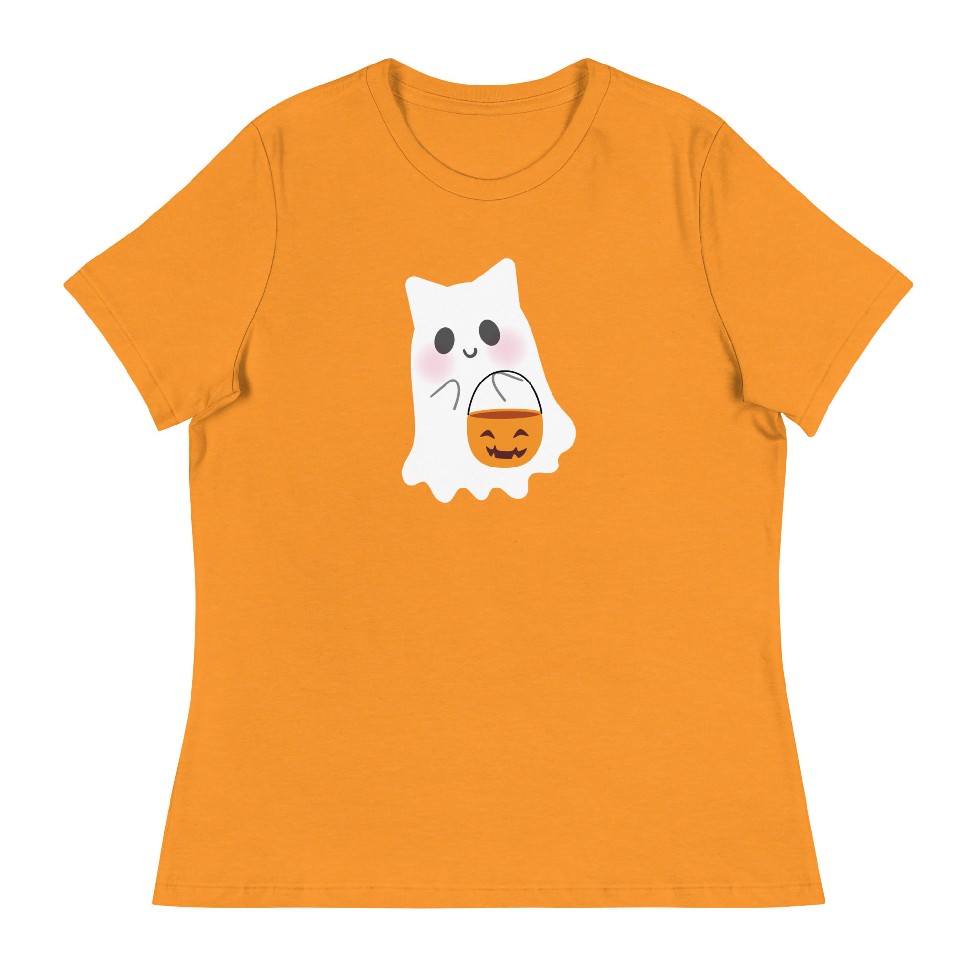 Women's Trick or Treating Ghost T-shirt