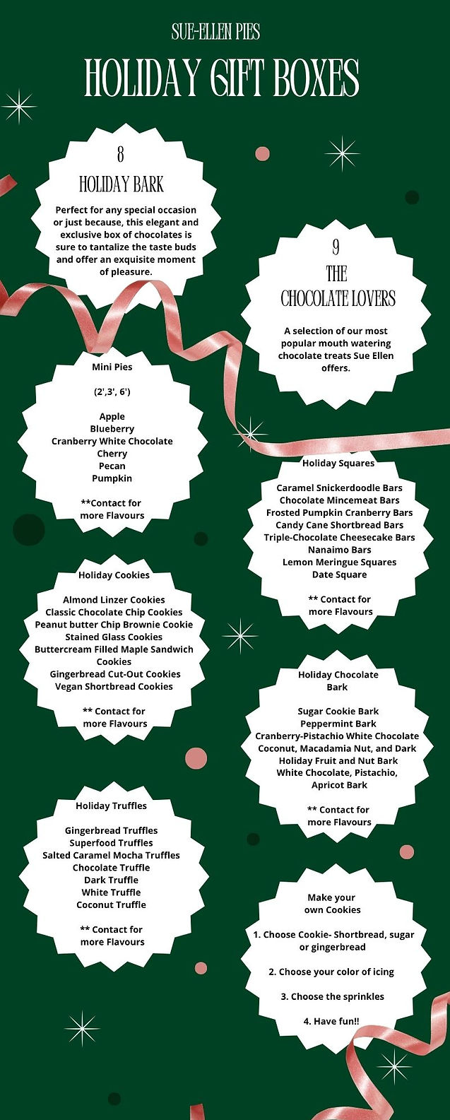 Sue-Ellen Pies Prices