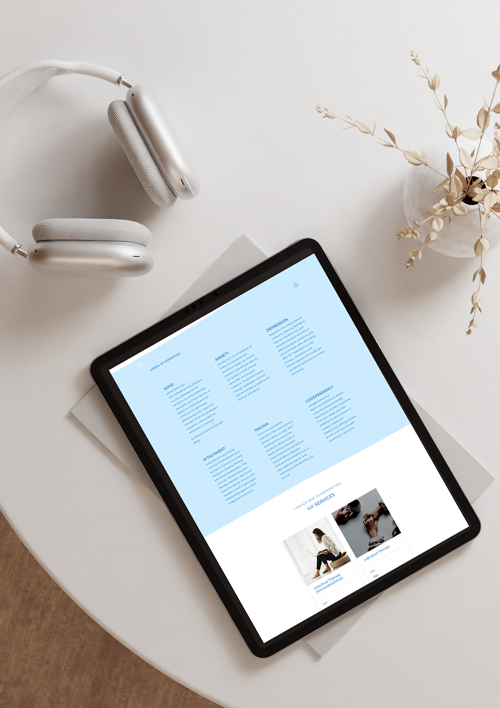 Thumbnail: FREJA | WIX WEBSITE TEMPLATE FOR THERAPISTS