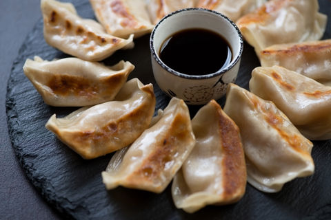 Delicious gyoza