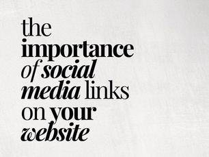 The Importance of Social Media Links on Your Website