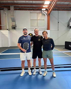 Pickleball coaching session in Dingley Village