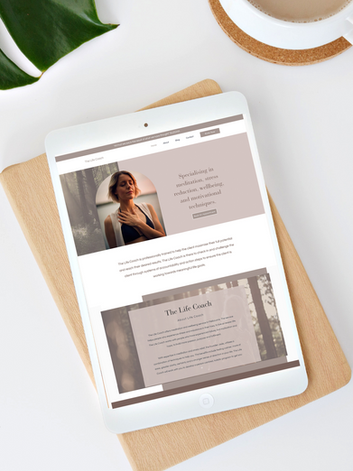 The Life Coach - Wix Website Template for Coaches & Course Providers by Hey! It's Lola