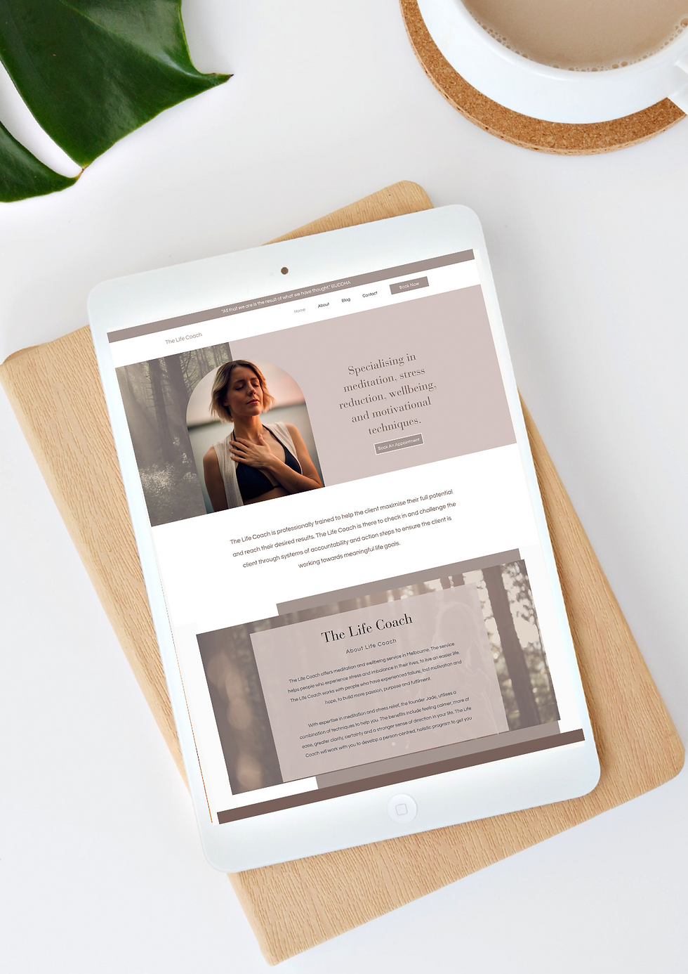 Thumbnail: The Life Coach Wix Template for Coaches and Therapists