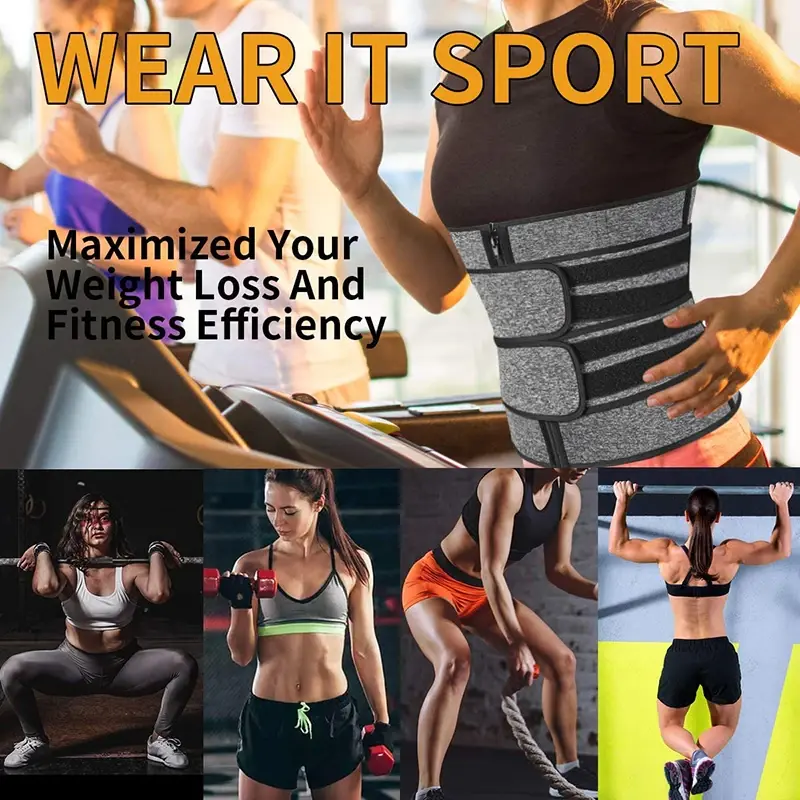Thumbnail: Neoprene Sauna Waist Trainer Corset Sweat Belt for Women