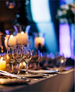 Foto de un cocktail organizado por Mármara