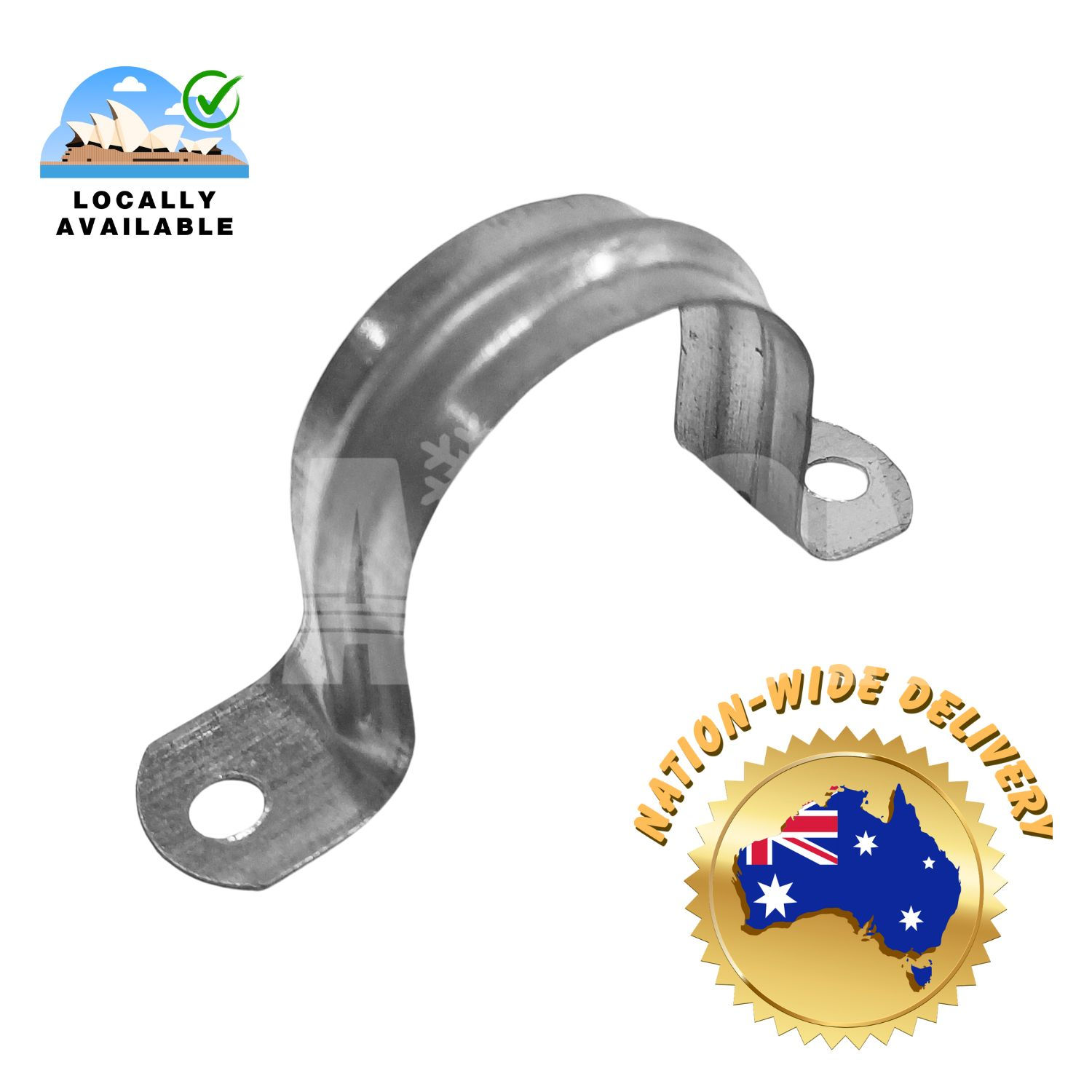 SADM60 60mm Metal Saddle Zinc Plated 10pcs