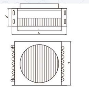 Thumbnail: HCAS-82  1/5HP AIR COOLED CONDENSER WITHOUT FAN