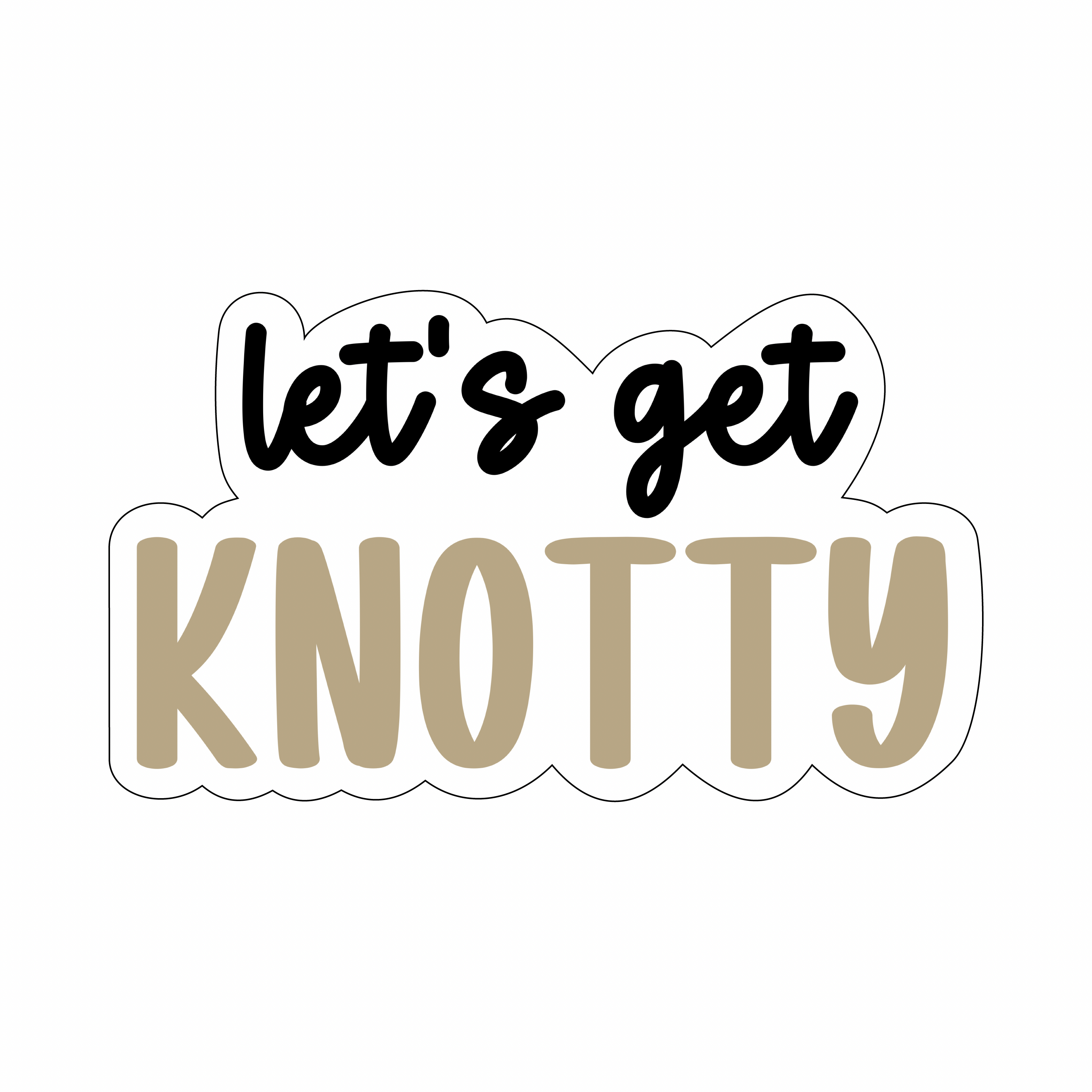 Let's Get Knotty Cookie Cutter