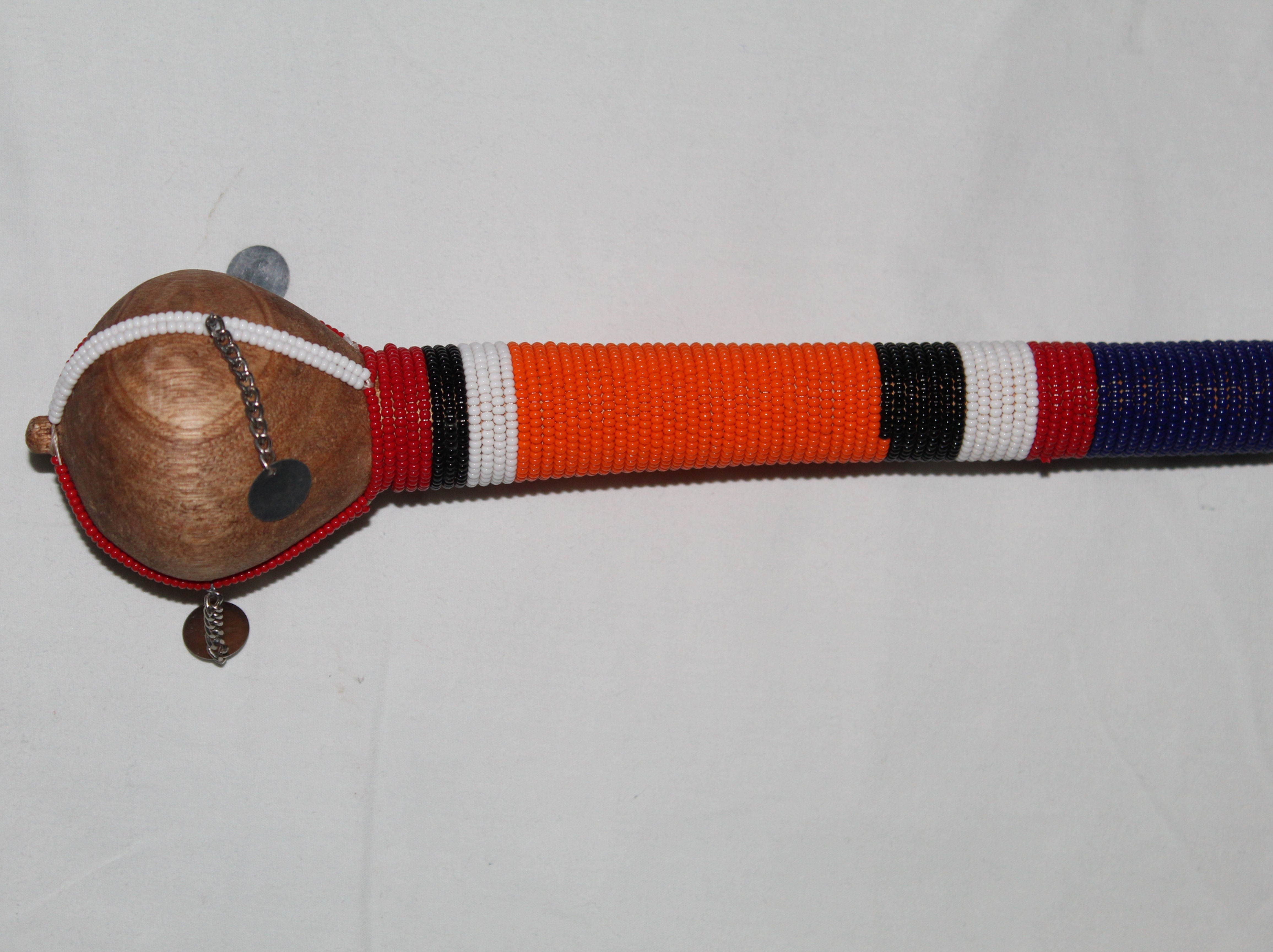 Masai Beaded Olivewood Decorative Rungu