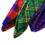 Thumbnail: Plaid Masai Shuka, Set of 3, Red, Green and Purple-Blue