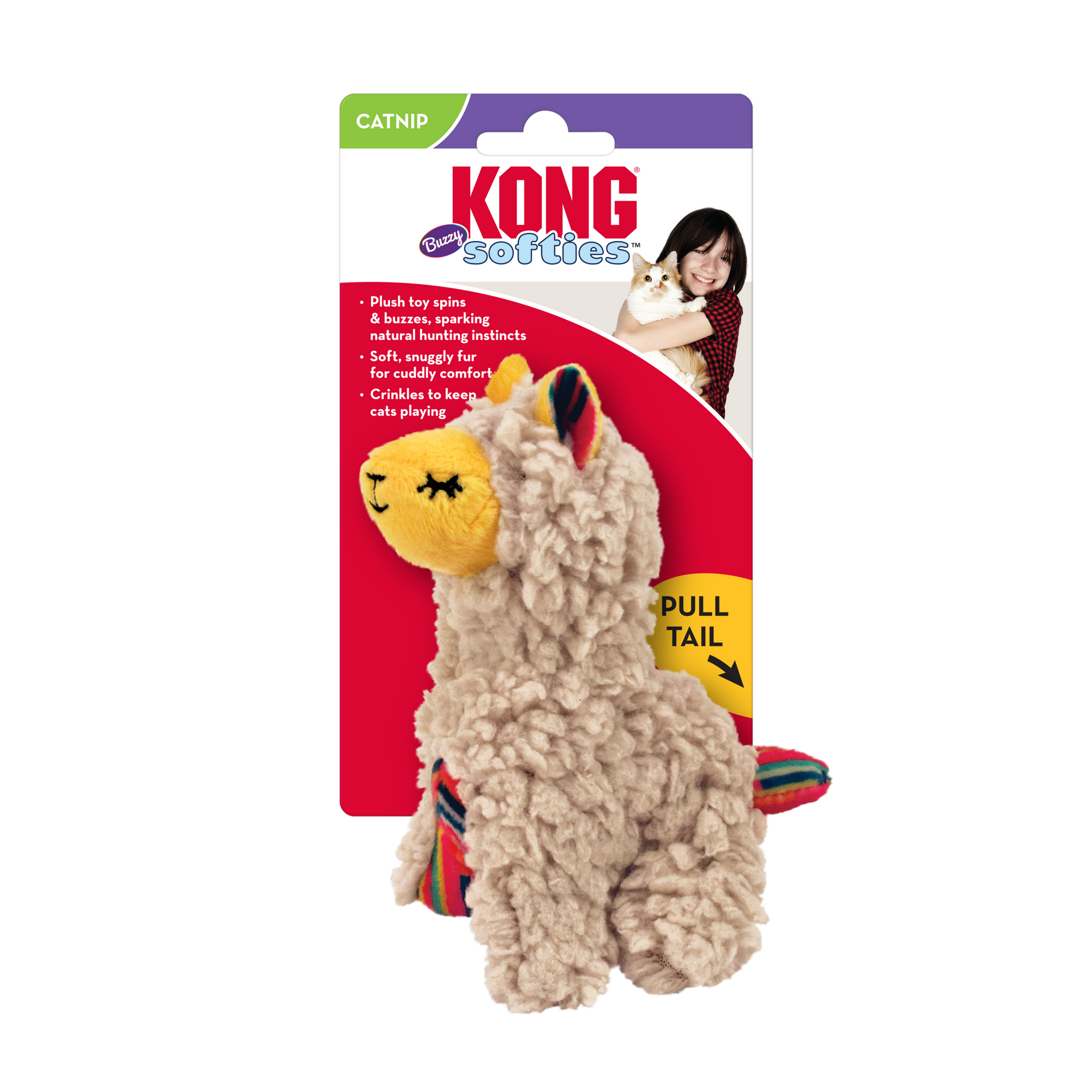 KONG Softies Buzzy Llama