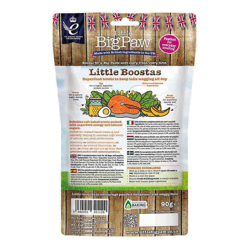 Thumbnail: Little Boostas Superfood Treats for Dogs, 90g